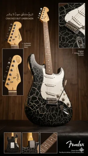 Fender Stratocasterجيتار كهربائي