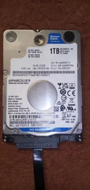 هارد ديسك لابتوب الشركة WD Blue 1TB HDD