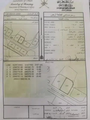Residential Land for Sale in Muscat Amerat