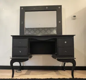 Dressing table with mirror