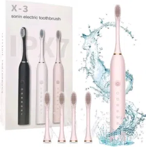 فرشاة أسنان كهربائية (Sonic Electric Toothbrush X-3).