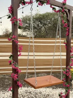 ارجوحة مستعلمة حديد للبيع 45 ريال صحار