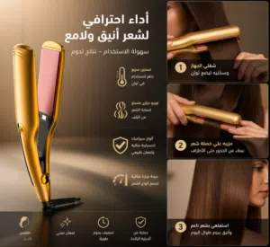 مكواة فرد الشعر موديل KM-3141