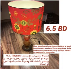 Floor lamp from Home Centre (Rejoice)