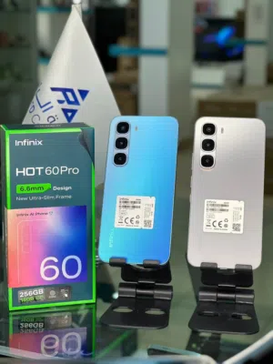 جهاز جديد Hot 60 pro رام 16 جيجا 256 مكفول سنة سنة متوفر توصيل وهدايااا