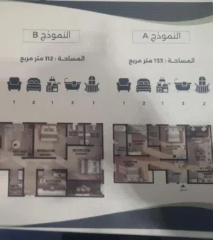 للبيع شقق سكنيه جديده في المعبيله الجنوبيه