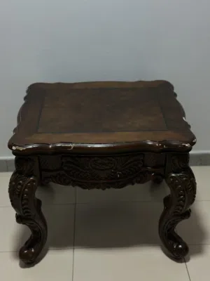 طقم طاولات خشب نقش كلاسيك - جودة عالية