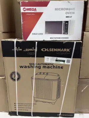 New in box Washing machine +microwave oven