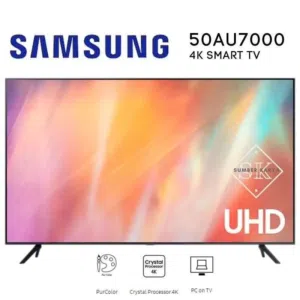Samsung 50" Smart TV - 4K, 50AU7000