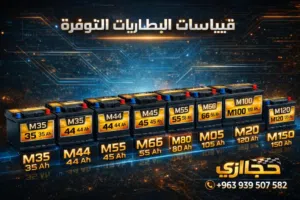 بطاريات جديدة للبيع ضمن سوريا