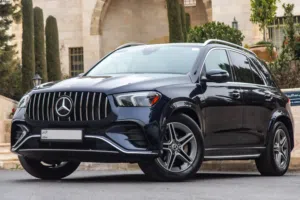 Mercedes Gle350 2022 4matic gasoline   السيارة وارد امريكي