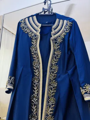 قفطان مغربي ازرق