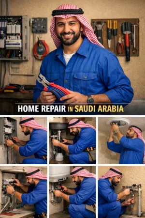 كهرباء • سباكة • تصليح تكييف • خدمات تنظيف Electrical • Plumbing • AC Repair • Cleaning Services