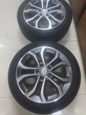 جنوط وإطارات جديده مرسيدس وكاله بحاله ممتازه