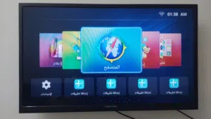 شاشه سمارت 43 بوصه بحاله ممتاذه