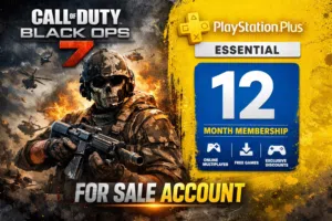 حساب بلايستيشن مميز – Black Ops 7 + Black Ops 6 + PS Plus لمدة 12 شهر