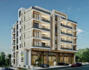 شقة غرفتين نوم مساحة 111 متر للبيع في الشرفة بالقرب من شارع القدس و دوار المنارة و مجمع فلسطين الطبي