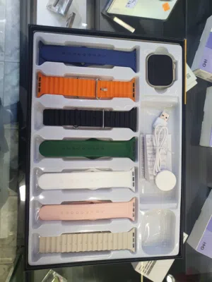 ساعة ذكية +فل بكج+فل شاشة (بسعر حرق)