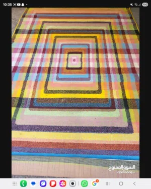 سجاد شبه جديد تركي اصلي و سجادتين لغرف الاطفال بسعر محروق .