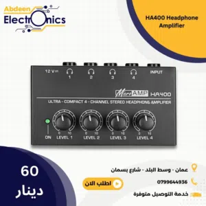 Behringer HeadPhone Amplifier HA400 موزع سماعات هيدفون