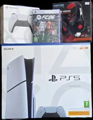 PS5 console and fc26  1 year replacement warranty