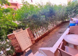 للبيع ارضي بجاردن تشطيب الترسوبر لوكس  كمبوند  دجلة جاردنز حدائق اكتوبر ت