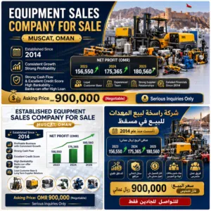 quipment Sales Company for Sale – Muscat, Oman