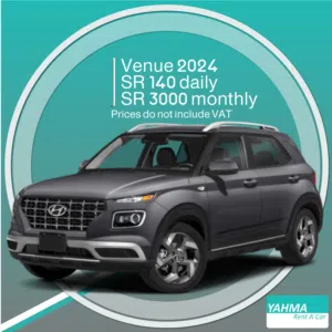 Hyundai Venue 2024 for rent - Free delivery for monthly rental