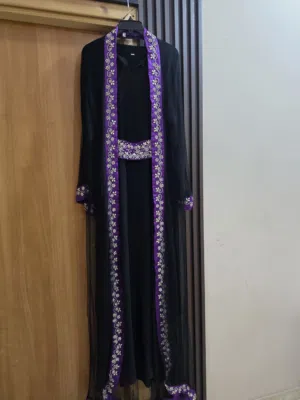 عباية مغربية ( لون اسود)