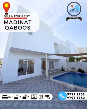 MADINAT QABOOS AMAZING 5+1BR SPACIOUS VILLA WITH PRIVATE POOL