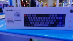 Porodo PD MCOKB GY 68-Keys Bluetooth Mechanical Keyboard لوحة مفاتيح ميكانيكية بلوتوث من بورودو