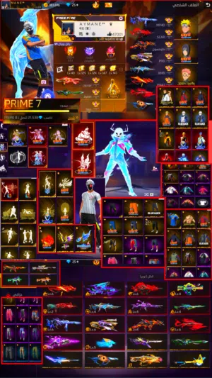 Free Fire Accounts and Characters for Sale in Kénitra