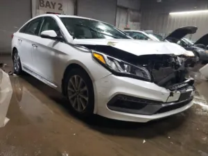 HYUNDAI SONATA 2017 WHITE LIMITED FULL OPTION VCC PAPER MILES 107562 RUN&DRIVE 5NPE34AF4HH478492