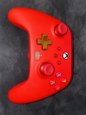 Xbox series X/S and Xbox one with Haptic feedback controller in (red)