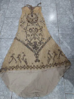فستان سهره صناعه يدويه سوري