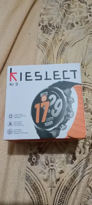 smart watch keislect kr3 jdida avec boîte et 2 bracelet et chargeur