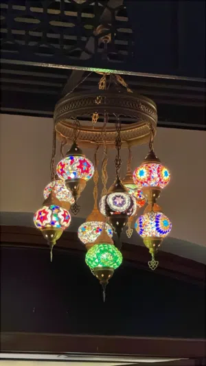 Multi-Globe Bohemian Turkish Chandeliers