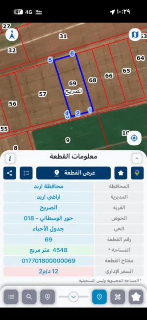 Farm Land for Sale in Irbid Al Sareeh