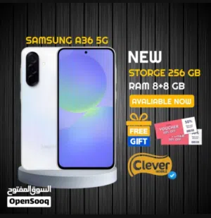 A36 5G حاله وكاله ولا خدش معو كرتونه فقط
