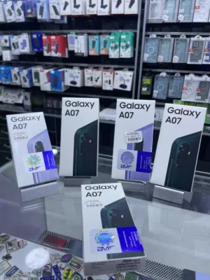 Samsung A07 ( 128 GB / 4 RAM ) سامسونج A07 جديد بالكرتونة من شركة سامسونج مكفول سنة