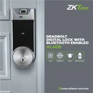 قفل ذكي  مناسب لجميع الابواب   Smart Lock  ZKTeco AL40B يعمل عن طريق البصمة