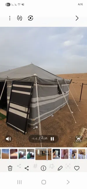 خيام  باكستانية مستعمله بحالة جيدة المقاس 4×4 العدد 4 خيام المقاس 6×4 العدد 1