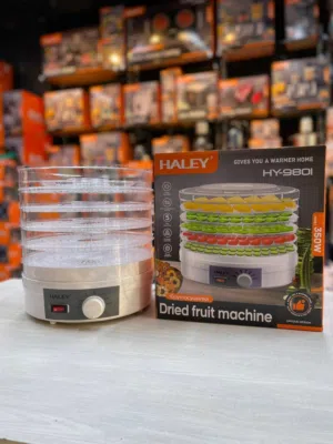 مجفف الفواكة والخضروات العادي 5 طبقات من شركة هايلي بقوة 350 واط