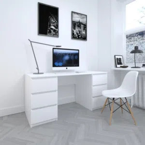 مكتب دراسة مميز قياس 150سم عمق 60سم بسعر مميز شامل التوصيل والتركيب متوفر بعدة الوان