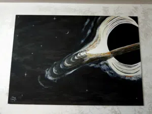 لوحة الثقب الاسود "Gargantua "