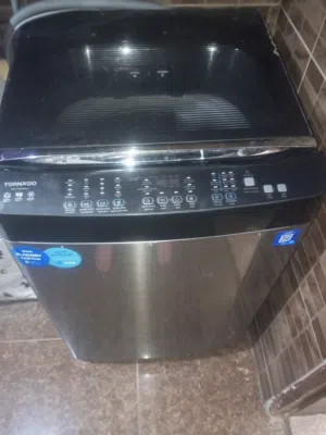 للبيع غسالة تورنيدو 15 كيلو بحالة الوكالة