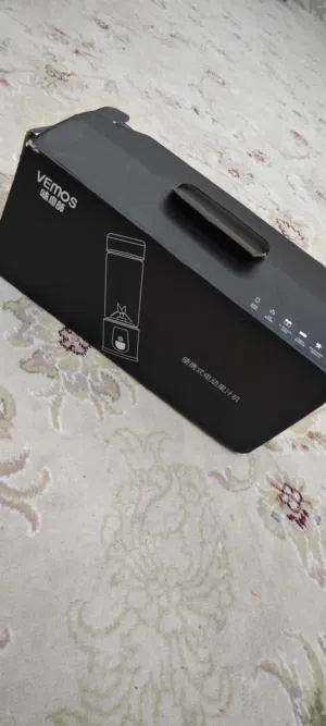عصارة فواكه كهربائية قابلة لاعادة الشحن بمنفذ USB، خلاط فواكه وكوب عصير زجاجي للمطبخ