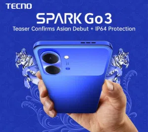 أطلقت شركة (Tecno) هاتفها الجديد Spark Go3 رسمياً يتميز الجهاز بتصميم متين يدعم مقاومة السقوط
