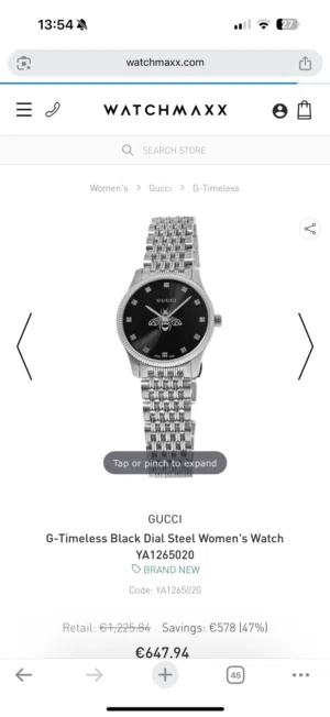 Gucci watch