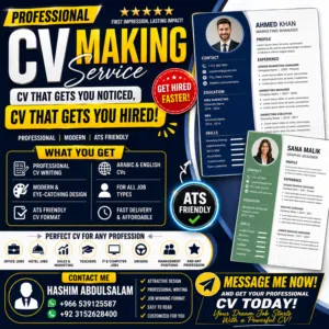 GET A PROFESSIONAL CV THAT GETS YOU NOTICED!